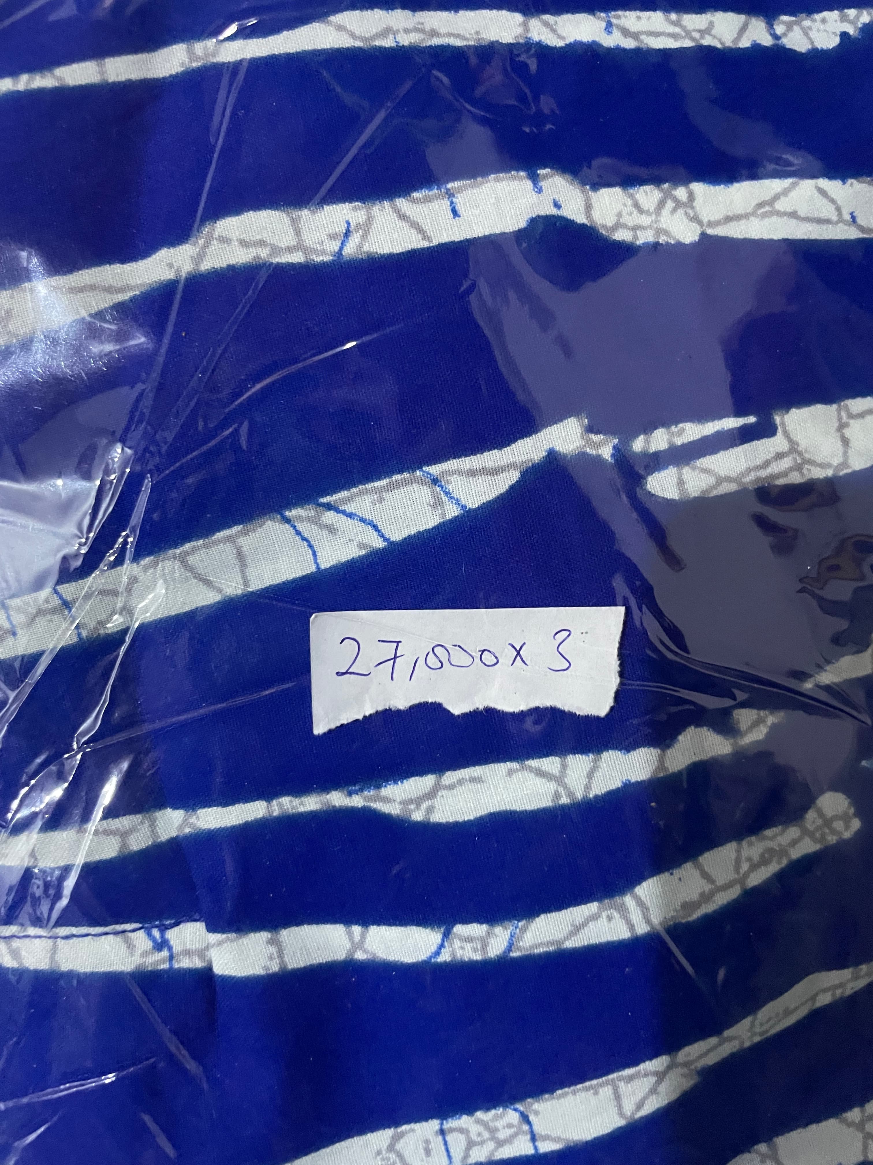 Blue&White fringe